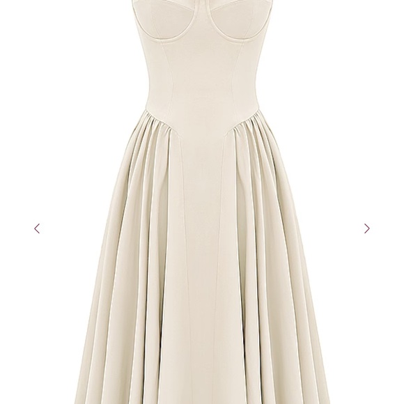 House of CB Elegant Cream Women's Dress - Picture 3 of 5